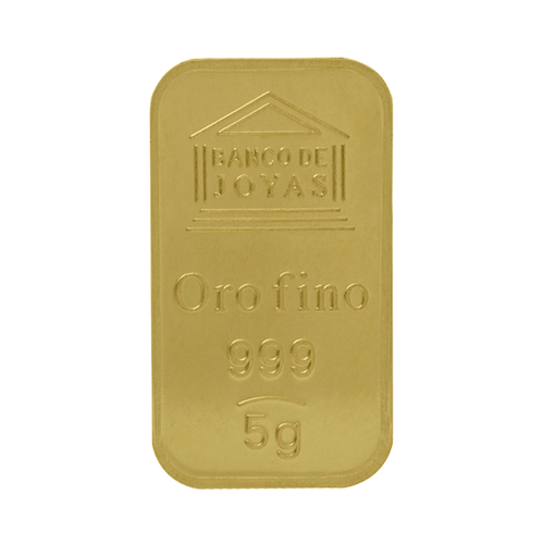 Lingote de Oro 24 kilates - 5 gramo