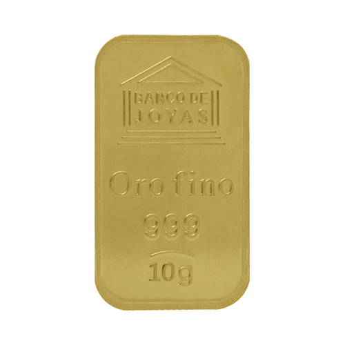 Lingote de Oro 24 kilates - 10 gramo