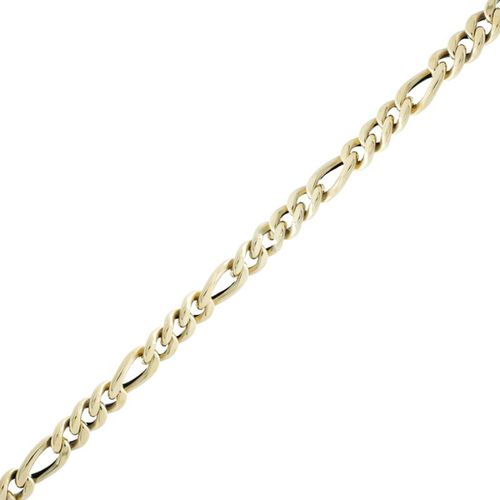 Pulsera Fígaro hueca - Oro 18 kilates
