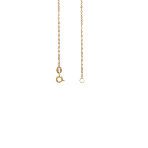 Cadena Singapur Oro Amarillo