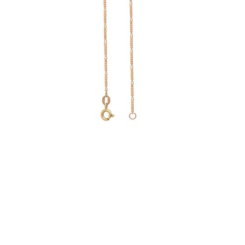 Cadena Figaro 5x1 Oro Amarillo
